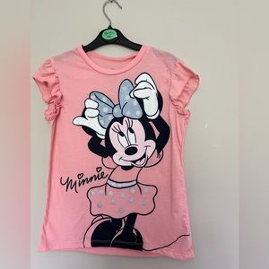 Disney Minnie Mouse Girls T Shirt Size 10/12
